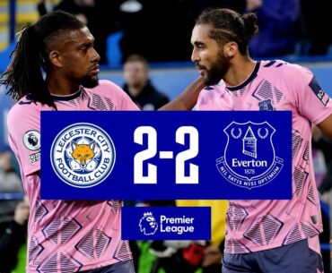 PREMIER LEAGUE: LEICESTER CITY 2-2 EVERTON