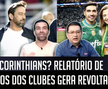 "ISSO É UM ESCÂNDALO, cara! Esses NÚMEROS de Corinthians e Palmeiras MOSTRAM que..." Gastos CHOCAM!