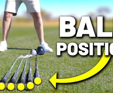 Get the CORRECT BALL POSITION with Every Golf Club!