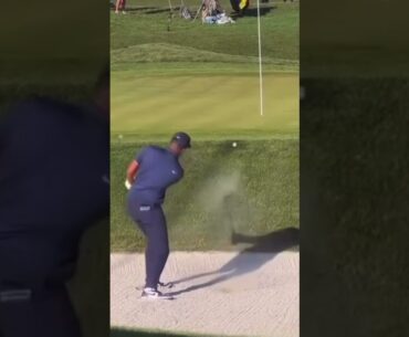 Tony Finau Bunker Shot