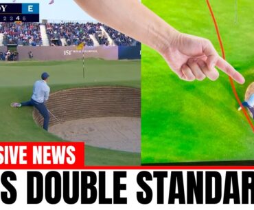 RORY MCILROY ACCUSED OF BREAKING GOLF RULE AT THE OPEN!