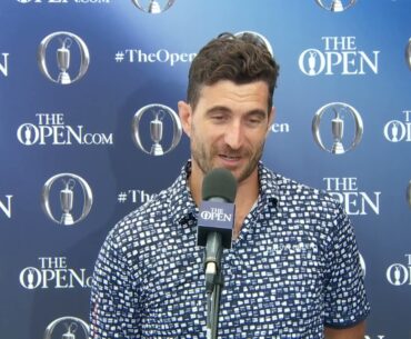 Alejandro Cañizares Flash Entrevista Viernes Día 2 2023 The Open Championship © The Open