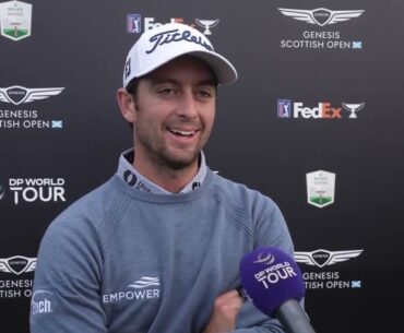 Davis Riley · Round 1 · Interview · 2023 Genesis Scottish Open · PGA Tour