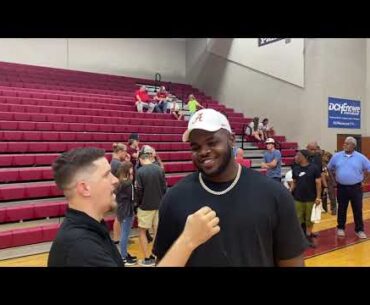 William Sanders Class of 2024 Offensive Lineman Commits to the Alabama Crimson Tide