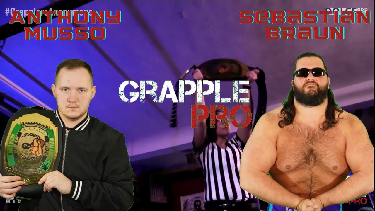 Live Pro Wrestling Grapple Pro Ep. 3 Anthony Musso (C) vs. Sebastian Braun for the Grapple Pro Title Live Pro Wrestling Grapple Pro Ep. 3 Anthony Musso (C) vs. Sebastian Braun for the Grapple Pro Title