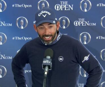 Pablo Larrazábal Flash Entrevista Viernes Día 2 2023 The Open Championship © The Open