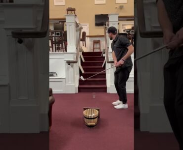 One of the more satisfying golf trick shots I’ve done #shorts #golf