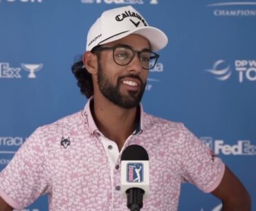 Akshay Bhatia Saturday Flash Interview 2023 Barracuda Championship