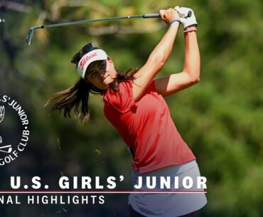 2023 U.S. Girls' Junior Highlights: Semifinal | Malixi vs Chien and Romero vs Clemente