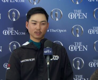 Min Woo Lee Flash Interview Sunday Day 4 2023 The Open Championship © The Open
