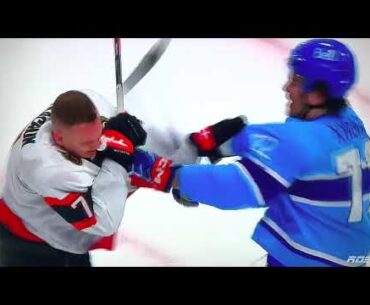 Brady Tkachuk doesn't want to drop the gloves with Arber Xhekaj