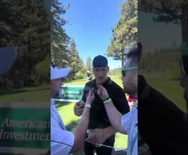 How are we feeling AJ Hawk? 😂😂. The #RoadToTahoe presented by @PXG