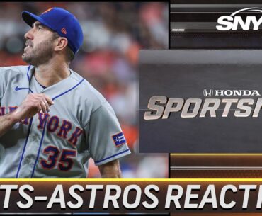 Reacting to Justin Verlander's outing, Mets spotty offense in loss to Astros | SportsNite | SNY