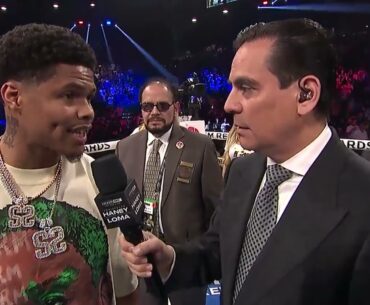 Shakur Stevenson Thinks Loma Beat Haney, Says Team Haney Ran Away From Him Post Fight