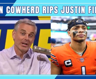 Colin Cowherd RIPS Justin Fields! Fields Ranked Himself as a Top 5 NFL Rushing QB All-Time?! Agree?