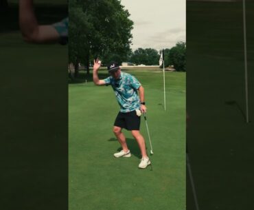 First Time GolferTries Putting