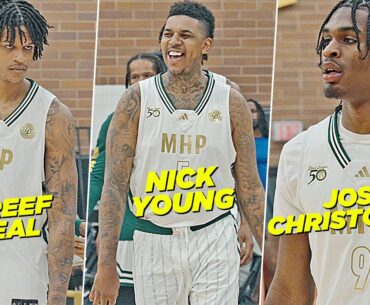 Josh Christopher, Shareef O'Neal & Nick Young Went CRAZY at The Drew League!