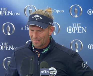 Marcel Siem Flash Interview Sunday Day 4 2023 The Open Championship © The Open