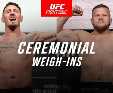 UFC London: Ceremonial Weigh-In