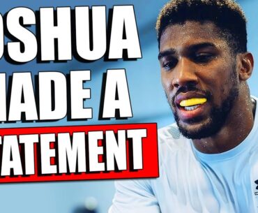 Anthony Joshua MADE THE LAST STATEMENT BEFORE REMATCH Dillian Whyte / Tyson Fury HUMILIATED Ngannou