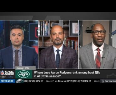 NFL TOTAL ACCESS | Where does Aaron Rodgers rank among best QBs in AFC this Season? - David Carr