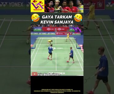 SI TENGIL Dengan Gaya TARKAM Kevin Sanjaya #badminton