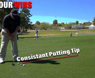 A PRE-ROUND PUTTING TIP with PETER SENIOR!