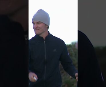 Rasmus Hojgaard with a sensational chip from trouble #dunhilllinks