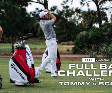 Scottie Scheffler VS. Tommy Fleetwood Full Bag Challenge | TaylorMade Golf