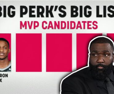 Big Perk's list of the Top 5 MVP candidates includes De'Aaron Fox 👀 | NBA Today