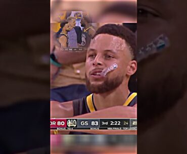 Steph curry knows the series is over after Klay got injured 🥺😔 #shorts