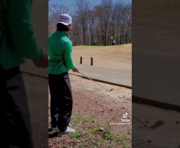 How did he do that? #goodgood #golf #funnygolf