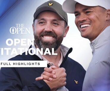 Rick Shiels, Hollywood, NFL, and Football Stars play The Open Invitational | Full Highlights