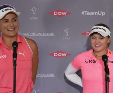 Brooke Henderson & Lexi Thompson · Press Conference · 2023 Dow Great Lakes Bay Invitational · LPGA