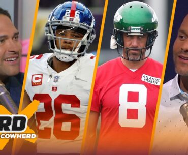 Saquon removes Giants from social media, Rodgers less triggered, Jets Hard Knocks | NFL | THE HERD