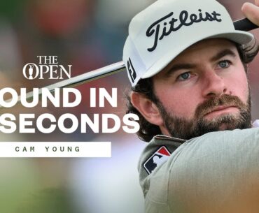 🧊 ICE COLD Cam Young DIALLED IN 🎯 | Round In 60 Seconds ⏱️ | The 151st Open at Royal Liverpool