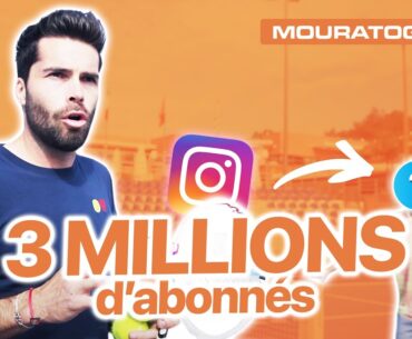 Je joue un joueur à 3 MILLIONS d'abonnés à la Mouratoglou Academy