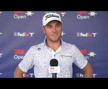 Justin Thomas · Round 1 · Interview · 2023 3M Open · PGA Tour