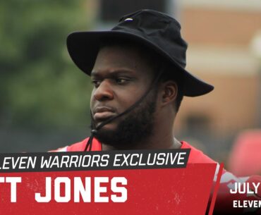Matt Jones discusses Ohio State's offensive line, goals for 2023 at the 2023 Special Skills Camp