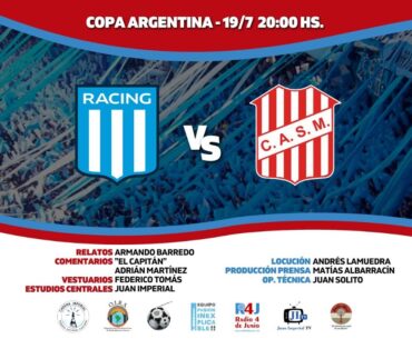 RACING CLUB VS. SAN MARTÍN (TUCUMÁN) EN VIVO