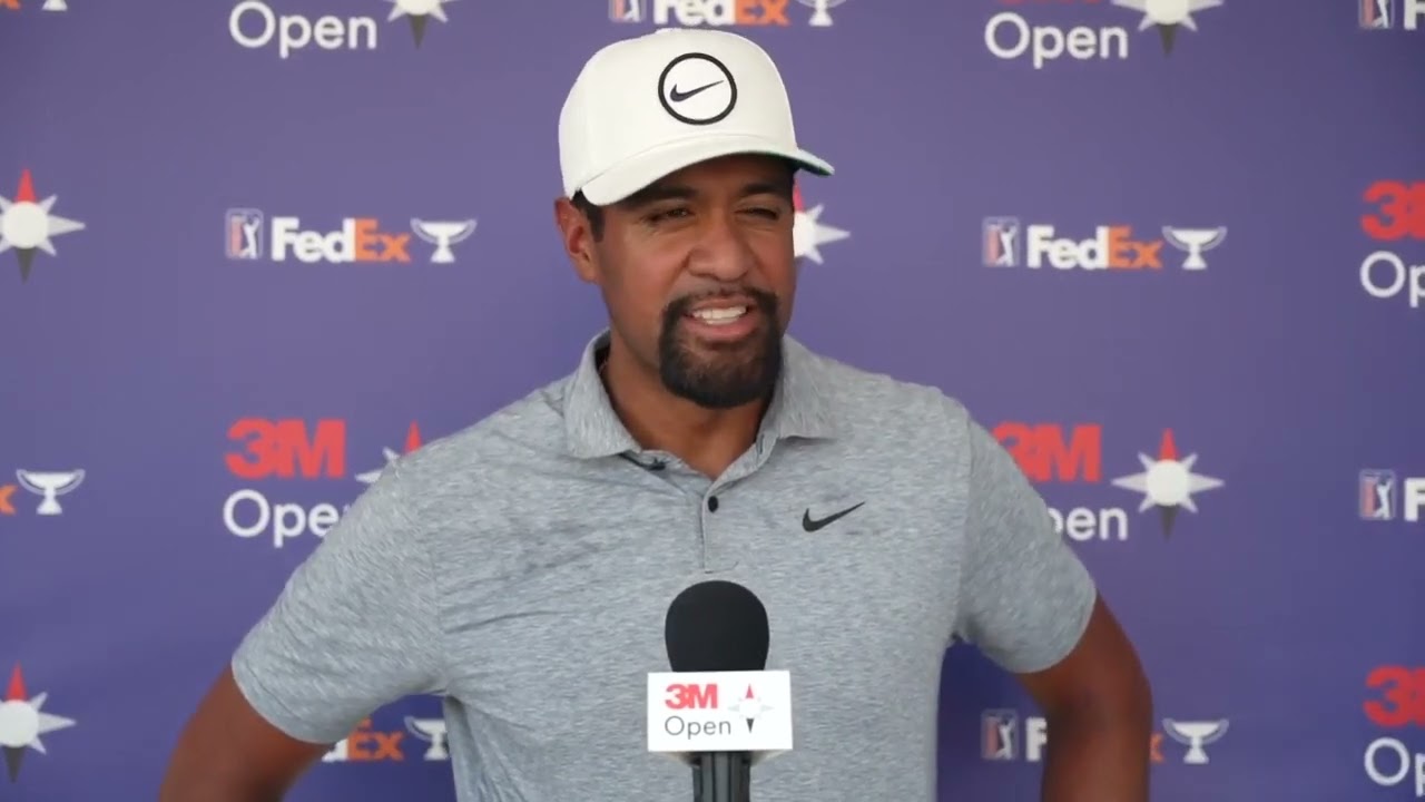 Tony Finau Thursday Flash Interview 2023 3M Open Tony Finau Thursday Flash Interview 2023 3M Open