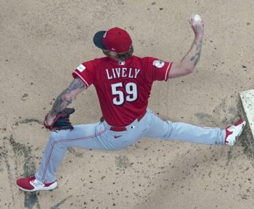 Ben Lively speaks following his outing in Milwaukee
