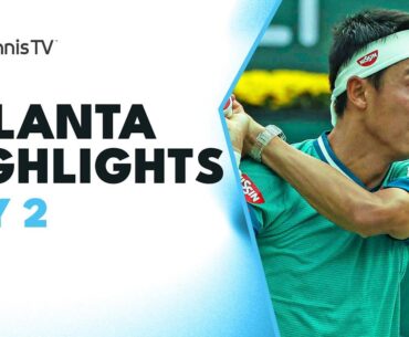 Kei Nishikori Is Back; Eubanks, Shelton Feature | Atlanta 2023 Day 2 Highlights