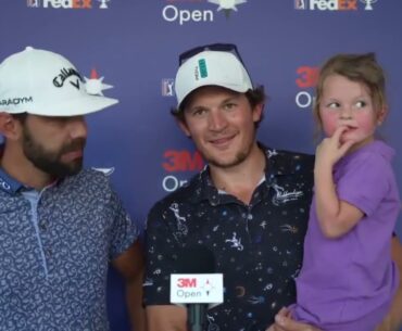 Erik Van Rooyen Friday Flash Interview 2023 3M Open © PGA Tour