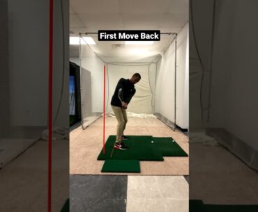 First Move Back #shorts  #pga #golf #coaching #foryou #golftips #fyp #golftips