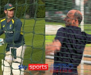 Nasser Hussain trying to get Steve Smith out
