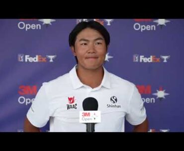 S H Kim · Round 2 · Interview · 2023 3M Open · PGA Tour · Friday