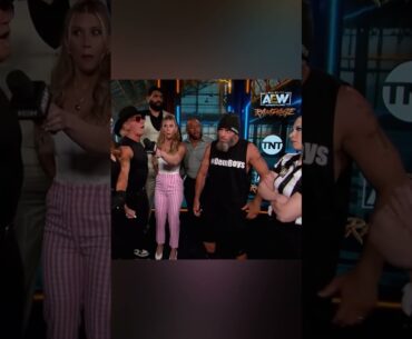 Karen Jarrett & ref Aubrey Edwards had to be separated during AEW Rampage!