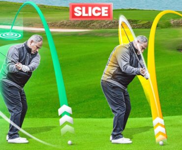 Slice To DRAW In 5 Swings With All Golf Clubs