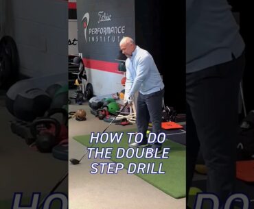 How to do the Double Step Drill #golf #golfswing